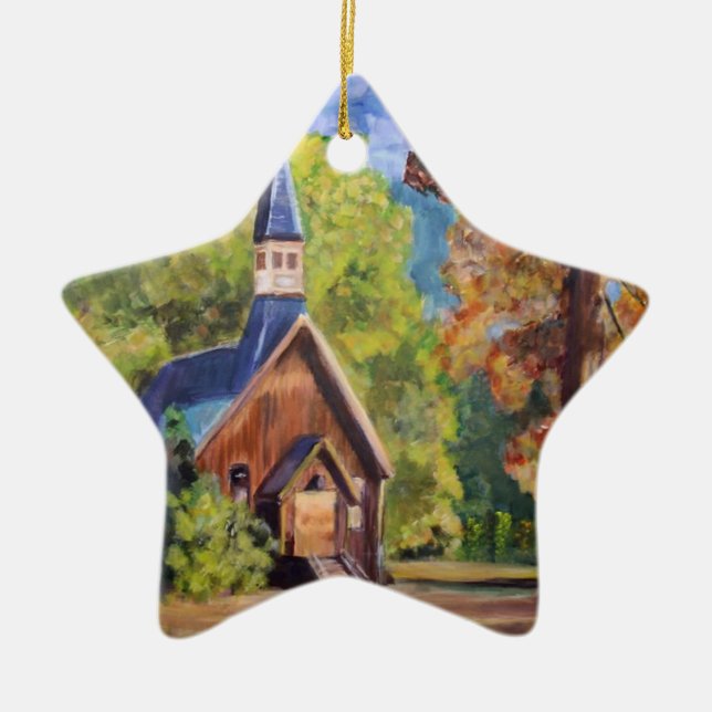 Yosemite Chapel Ornament (Front)