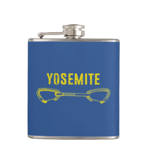 Yosemite Climbing Quickdraw Hip Flask