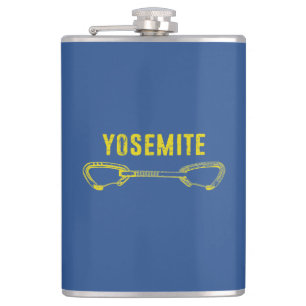 Yosemite Climbing Quickdraw Hip Flask