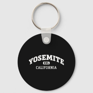 Yosemite College Style Rock Climbing Area Design  Key Ring