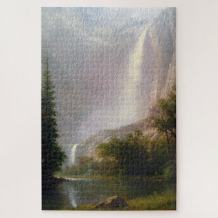 Yosemite Falls, Albert Bierstadt Jigsaw Puzzle