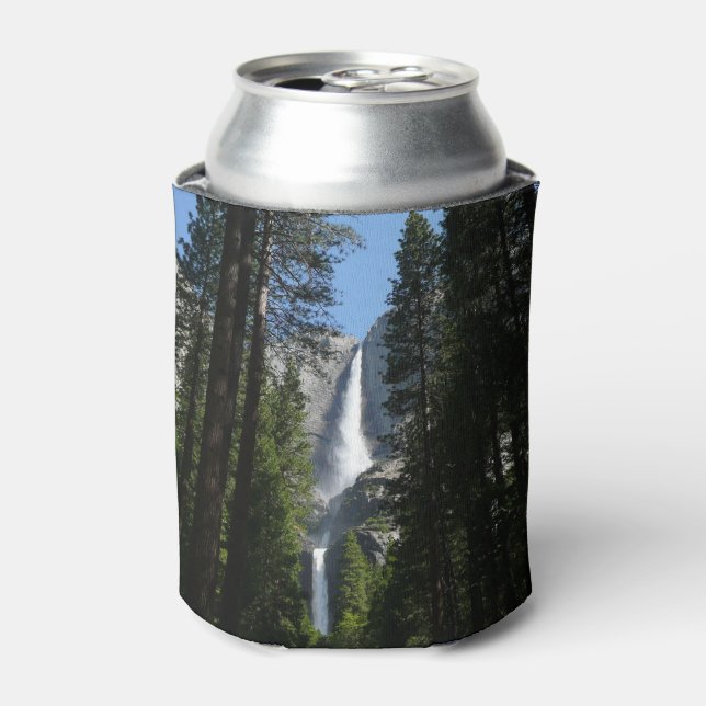 Yosemite Falls and Woods Landscape Photography Can Cooler (Can Front)