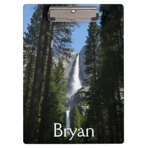 Yosemite Falls and Woods Landscape Photography Clipboard