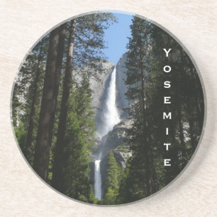 Yosemite Falls and Woods Landscape Photography Coaster
