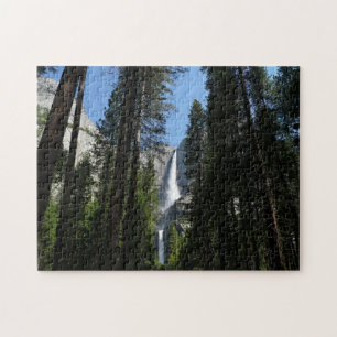 Yosemite Falls and Woods Landscape Photography Jigsaw Puzzle