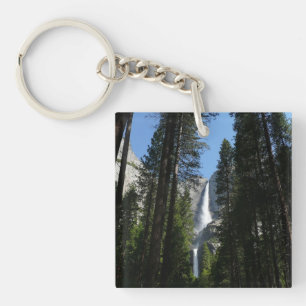 Yosemite Falls and Woods Landscape Photography Key Ring