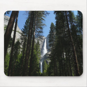 Yosemite Falls and Woods Landscape Photography Mouse Mat