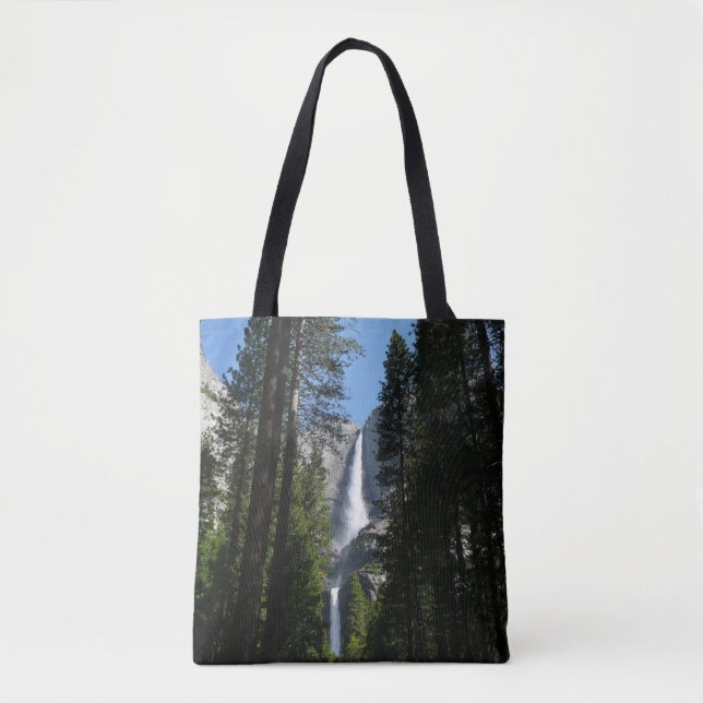 Yosemite Falls and Woods Landscape Photography Tote Bag (Front)
