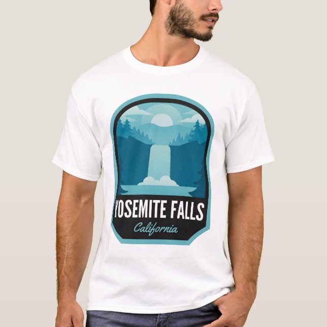 Yosemite Falls California T-Shirt (Front)