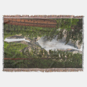 Yosemite Falls, California Throw Blanket