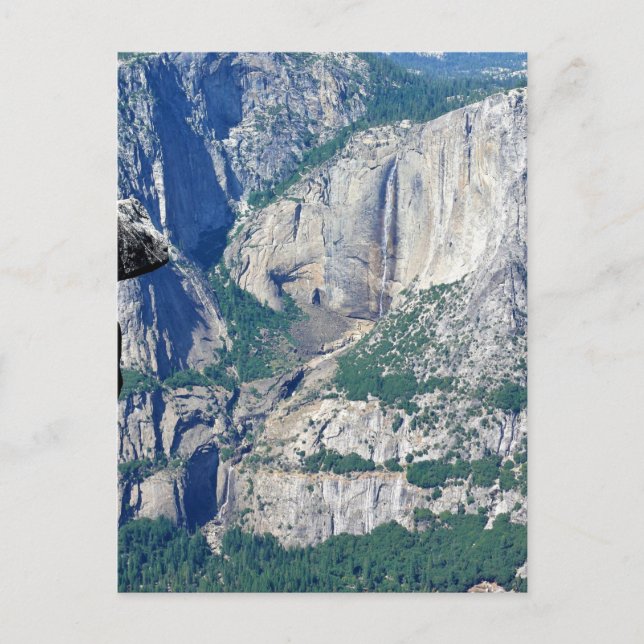 Yosemite Falls from Glacier Point, CA Postcard (Front)