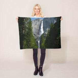 Yosemite Falls II from Yosemite National Park Fleece Blanket