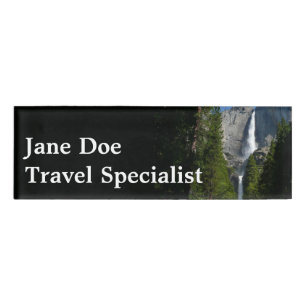Yosemite Falls II from Yosemite National Park Name Tag
