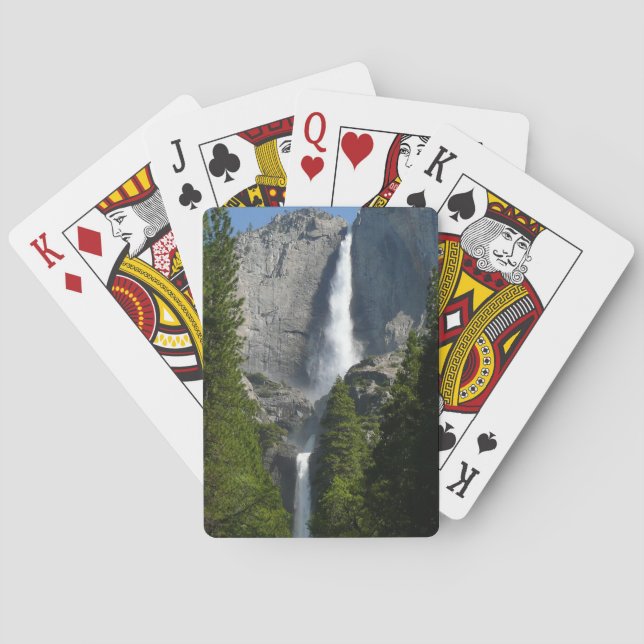 Yosemite Falls II from Yosemite National Park Playing Cards (Back)