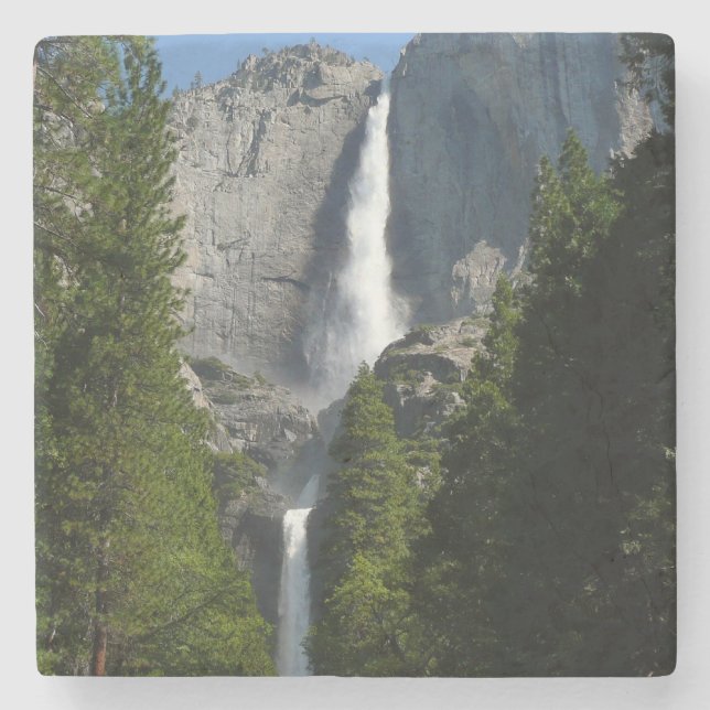 Yosemite Falls II from Yosemite National Park Stone Coaster (Front)