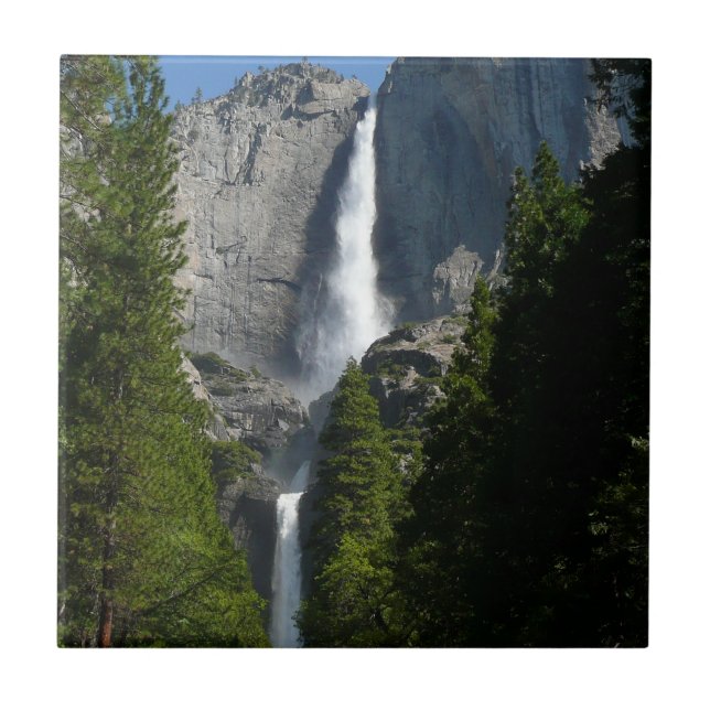 Yosemite Falls II from Yosemite National Park Tile (Front)