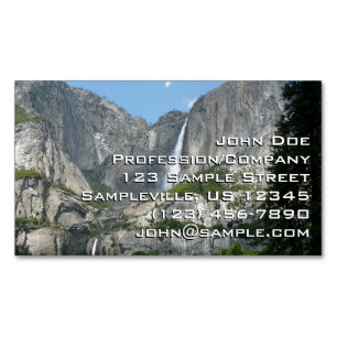 Yosemite Falls III from Yosemite National Park Magnetic Business Card