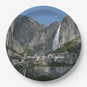 Yosemite Falls III from Yosemite National Park Paper Plate
