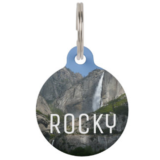Yosemite Falls III from Yosemite National Park Pet Tag