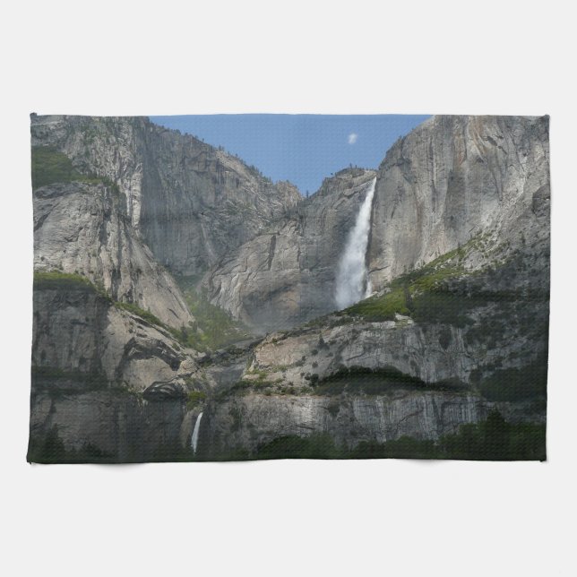 Yosemite Falls III from Yosemite National Park Tea Towel (Horizontal)