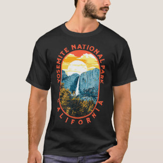 Yosemite Falls - National Park California Retro T-Shirt