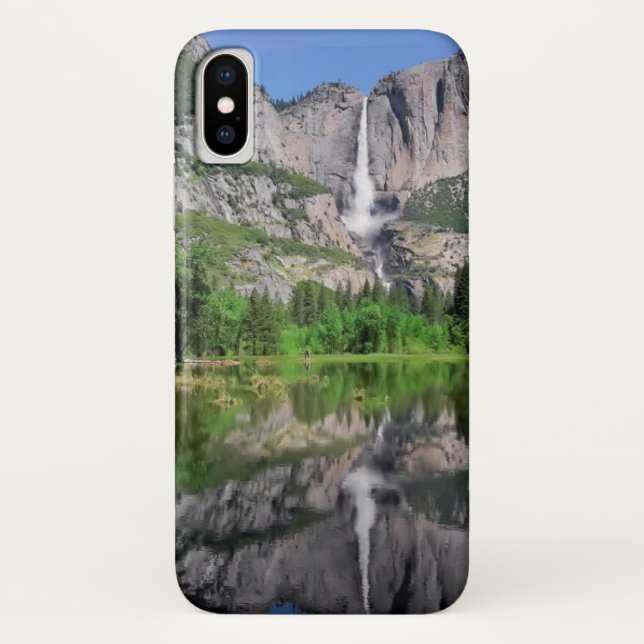 Yosemite Falls Reflection Case-Mate iPhone Case (Back)