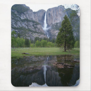 yosemite falls reflection mouse mat