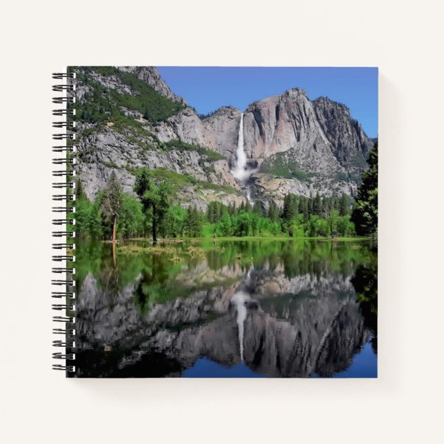 Yosemite Falls Reflection Notebook (Front)