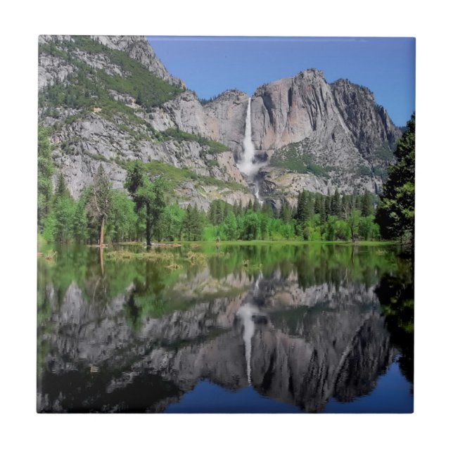 Yosemite Falls Reflection Tile (Front)