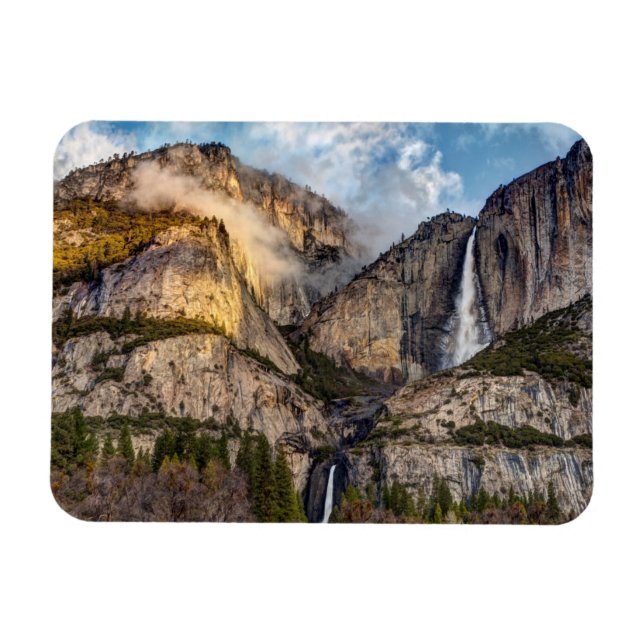 Yosemite Falls scenic, California Magnet (Horizontal)