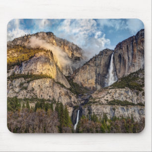 Yosemite Falls scenic, California Mouse Mat