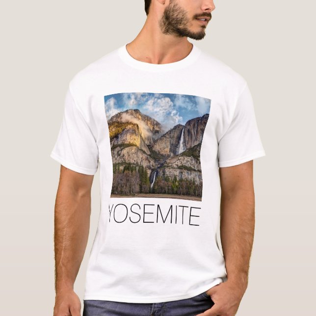 Yosemite Falls scenic, California T-Shirt (Front)