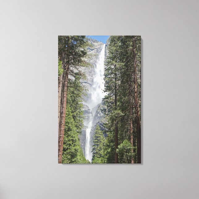 Yosemite Falls Wrapped Canvas Print (Front)