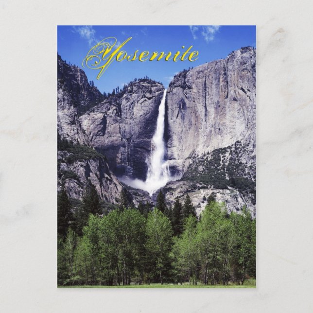 Yosemite Falls,  Yosemite National Park, CA Postcard (Front)