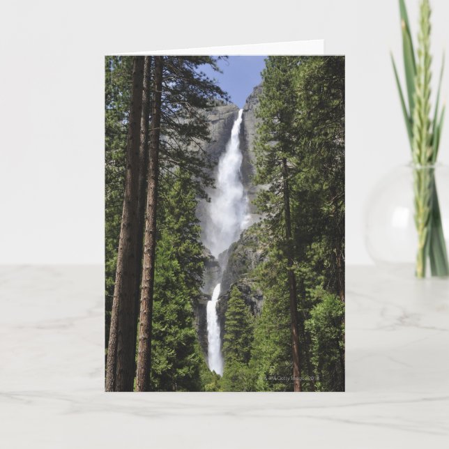 Yosemite Falls, Yosemite National Park Card (Front)