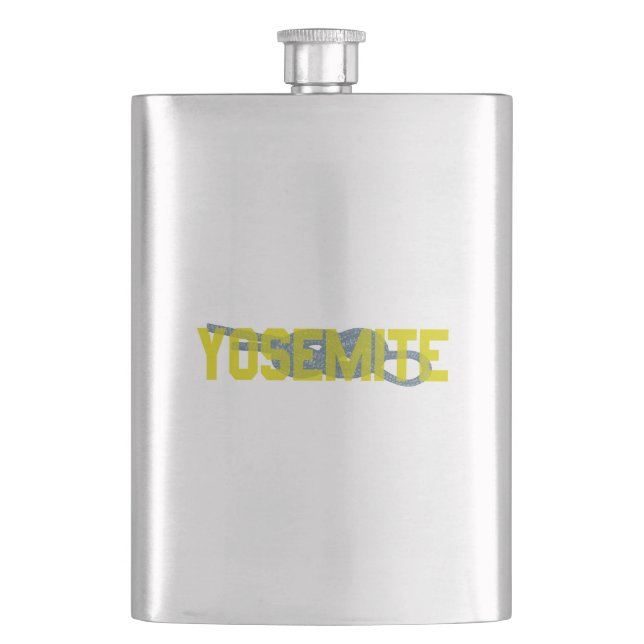 Yosemite Figure 8 Climbing Hip Flask (Front)