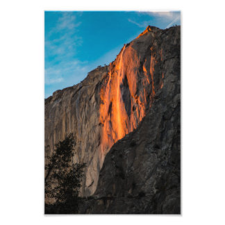 Yosemite Firefall Photo Print