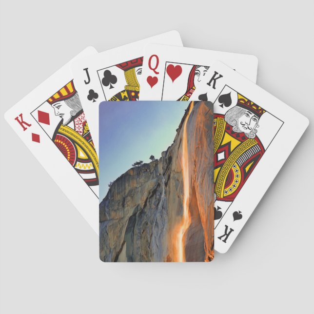 Yosemite Firefall Playing Cards (Back)
