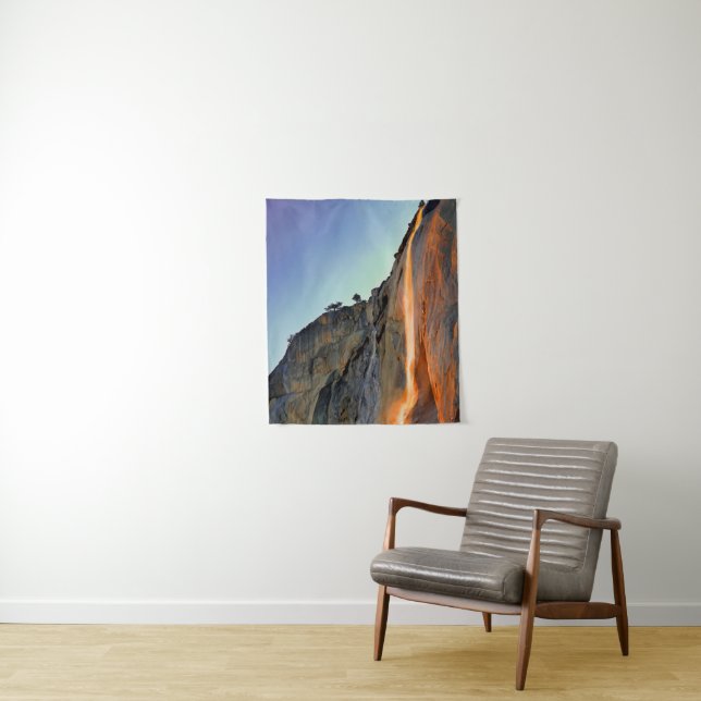 Yosemite Firefall Tapestry (In Situ)