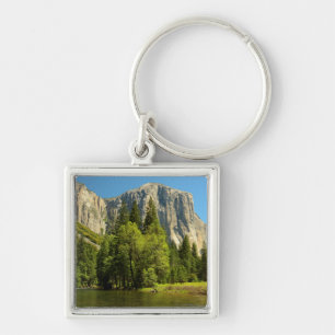 Yosemite From Valley Floor, Sierra-Nevada Key Ring