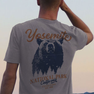 Yosemite Grizzly Bear California National Park T-Shirt