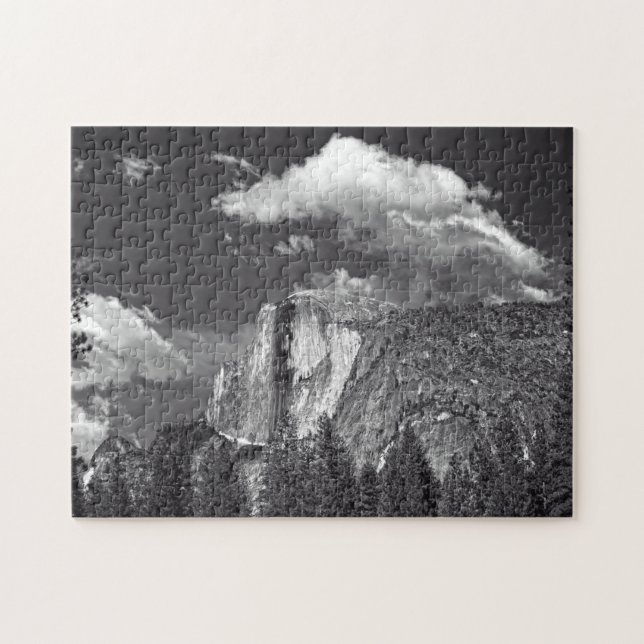 Yosemite - Half Dome- B-n-W - 252 pcs Jigsaw Puzzle (Horizontal)