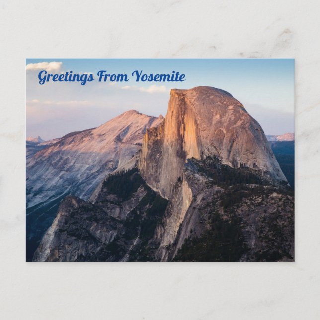 Yosemite Half Dome Postcard (Front)