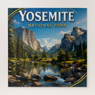 Yosemite Half Dome Scenic National Park Jigsaw Puzzle