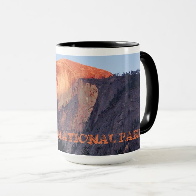 Yosemite Half Dome Sunset  Mug (Front Right)