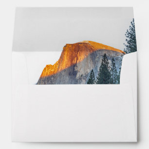 Yosemite Half Dome Sunset Wedding Envelope