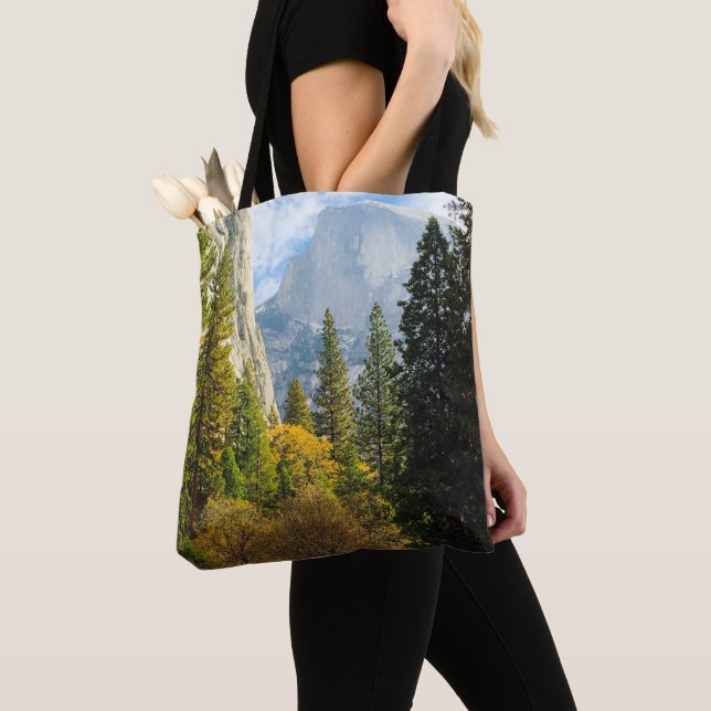 Yosemite Half Dome Tote Bag (Close Up)