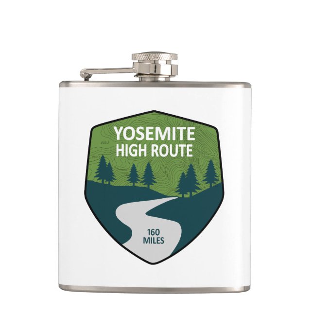 Yosemite High Route Hip Flask (Front)
