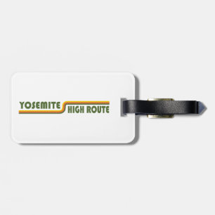 Yosemite High Route Luggage Tag