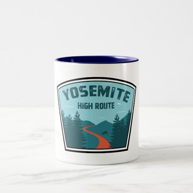 Yosemite High Route Two-Tone Coffee Mug (Center)